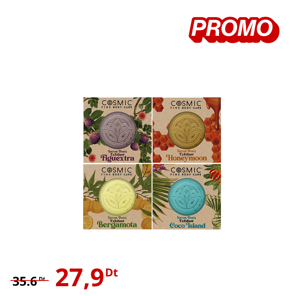 Pack 4 Savons Doux (PROMO)