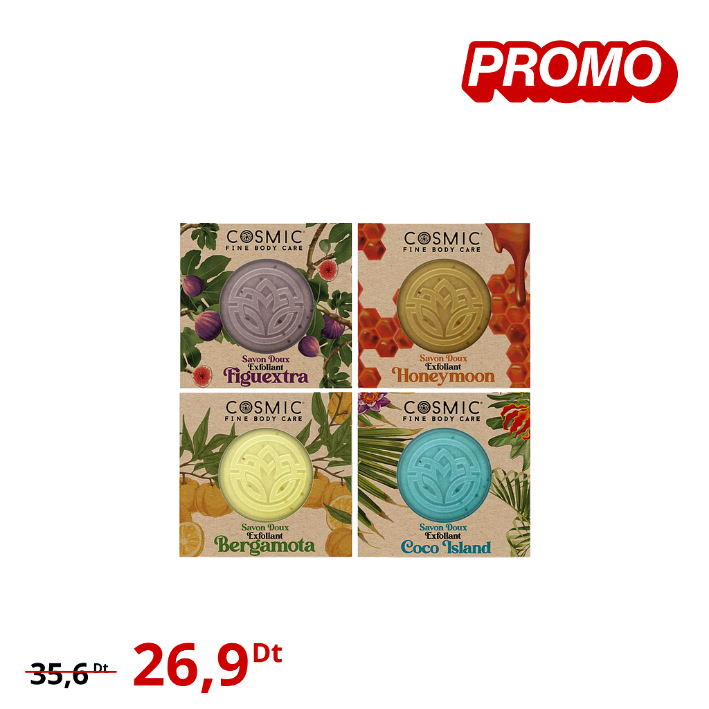 Pack 4 Savons Doux (PROMO)